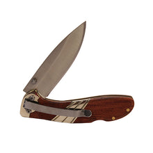 Load image into Gallery viewer, Med Lockback Clip Folder Knife,wood Hdl
