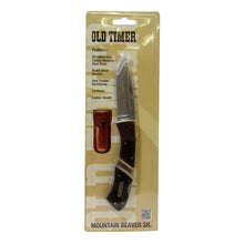 Load image into Gallery viewer, Lockback 4.5" Handle W-leather Sheath,cp