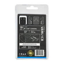 Load image into Gallery viewer, Vism M-lok Covers-18 Pack-black