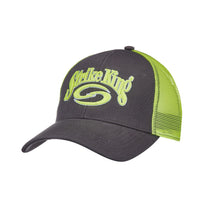 Load image into Gallery viewer, Trucker Cap,charcoal Body-green Mesh