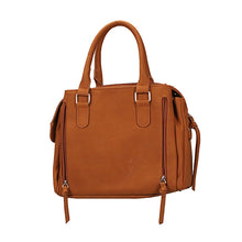 Load image into Gallery viewer, Concealed Carry Tote Bag-brown W-black