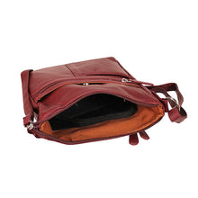 Load image into Gallery viewer, Messenger Crossbody Bag- Red