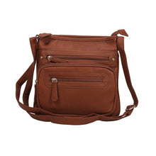 Load image into Gallery viewer, Small Messenger Crossbody-brown