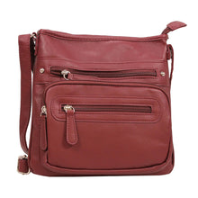 Load image into Gallery viewer, Small Messenger Crossbody-red
