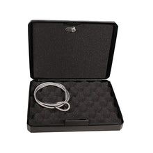Load image into Gallery viewer, Lg Psnal Safe W-key Lock&amp;scurty Cable-blk