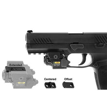 Load image into Gallery viewer, Compact Ambidextrous Green Laser,im,black