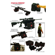 Load image into Gallery viewer, X-7 Bulls Bag Adv.(7 Bags),tact Blk,unfld