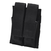 Load image into Gallery viewer, Double Pistol Mag Pouch - Black 4"x5"x1"