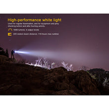 Load image into Gallery viewer, Tk25 Led Flashlight W-red W-white,led