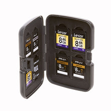 Load image into Gallery viewer, S.d. Card Holder Holds 8 Cards-black