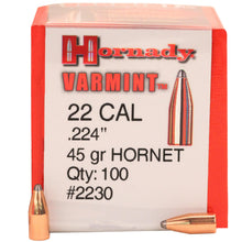 Load image into Gallery viewer, 22 Cal .224 45gr Hornet -100