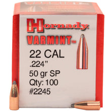 Load image into Gallery viewer, 22 Cal .224 50gr Sp -100