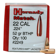 Load image into Gallery viewer, 22 Cal .224 52gr Bthp Mt -100