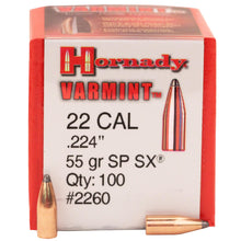 Load image into Gallery viewer, 22 Cal .224 55gr Spsx -100