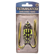 Load image into Gallery viewer, Walking Frog 03  Black Chartreuse Leopard