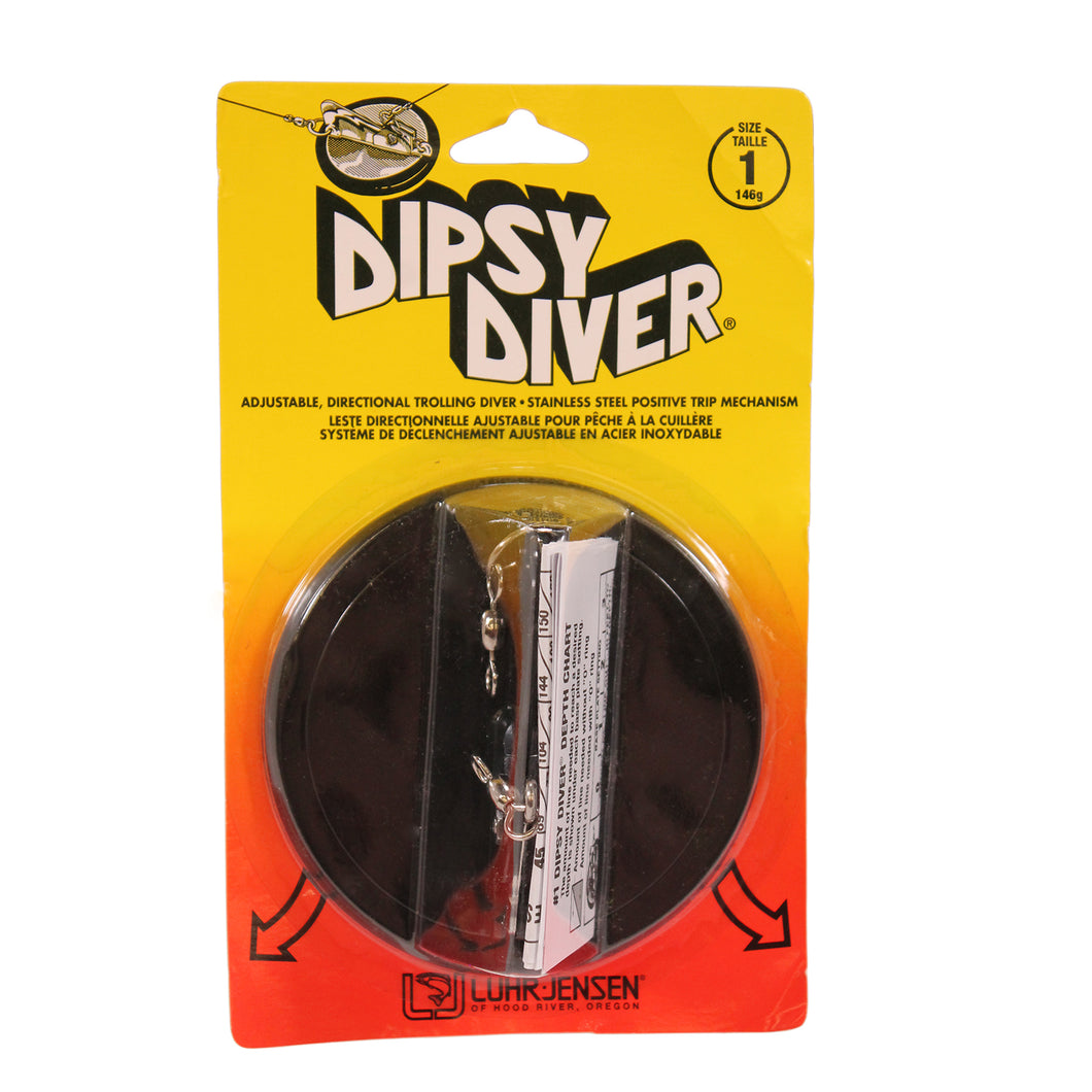 1 Dipsy Diver  Black - Black Bottom