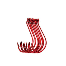 Load image into Gallery viewer, Trokar Long Shank Octopus Red Tk503r-1
