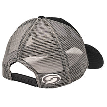Load image into Gallery viewer, Trucker Cap,gray Heather Body-black Mesh