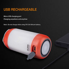Load image into Gallery viewer, Rechargeable Red&amp;white Lantern 400 Lu-grn