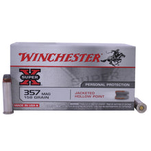 Load image into Gallery viewer, Supx 357 Mag 158gr. Jhp-50