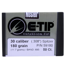 Load image into Gallery viewer, 30 Cal 180gr  E-tip (50 Ct)