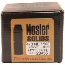 Load image into Gallery viewer, 470 Nitro Exp Cal 500gr Fp Solids (25 Ct)