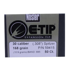Load image into Gallery viewer, 30 Cal 168gr E-tip (50 Ct)