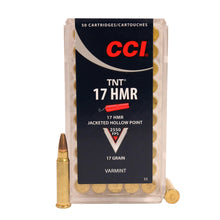Load image into Gallery viewer, 17 Hmr Tnt Hollow Point Per 50