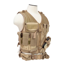 Load image into Gallery viewer, Tactical Vest-tan Xl-xxl+