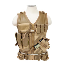 Load image into Gallery viewer, Tactical Vest-tan Xl-xxl+