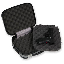 Load image into Gallery viewer, 9"x12"x5" Grey Dblpstlcase Tsa Combolock